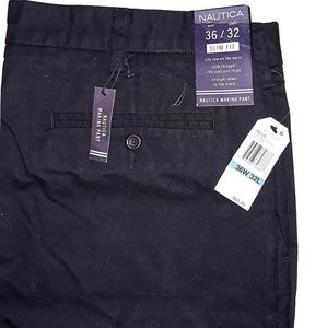 NAUTICA Slim fit pants black 36x32